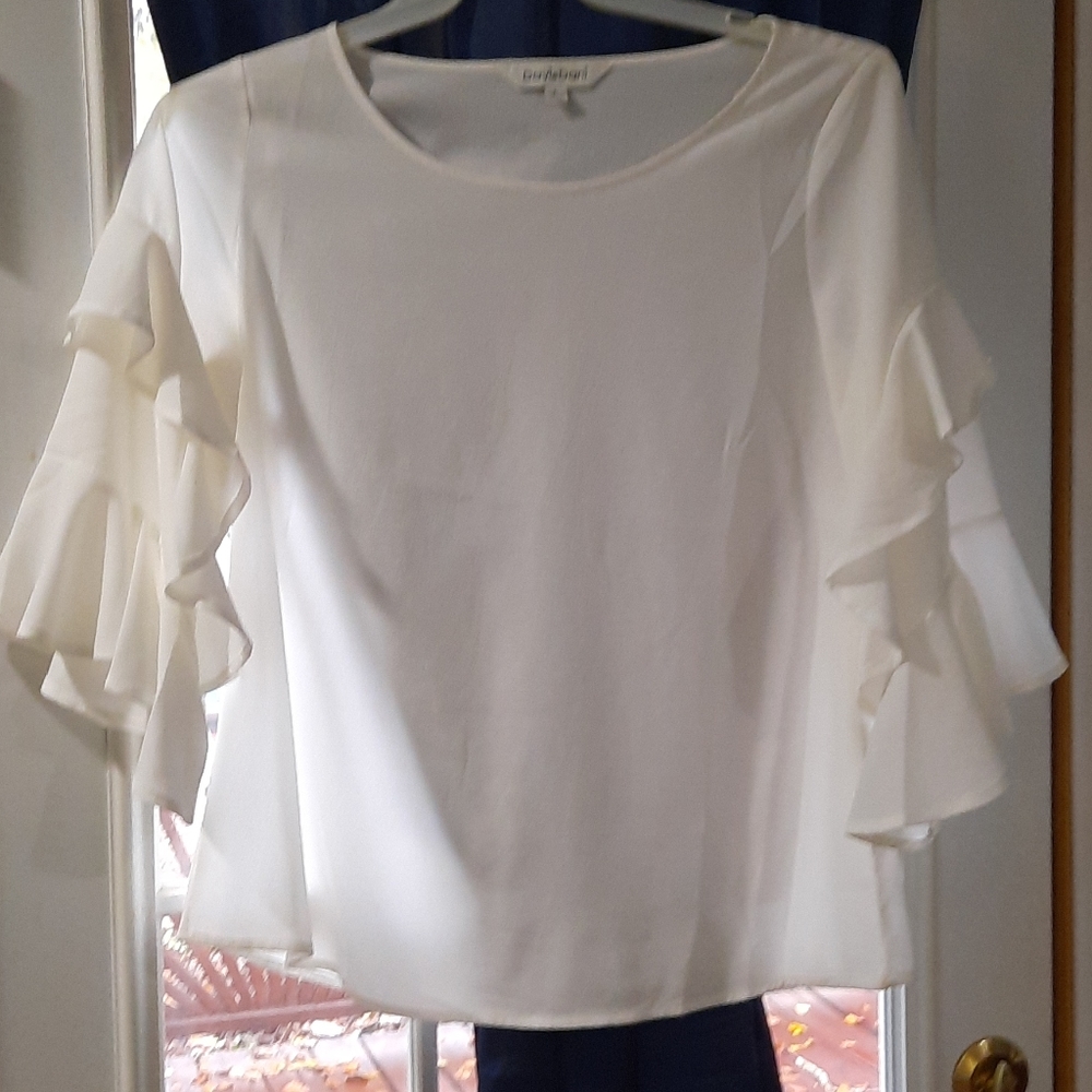 Cream Blouse polyester